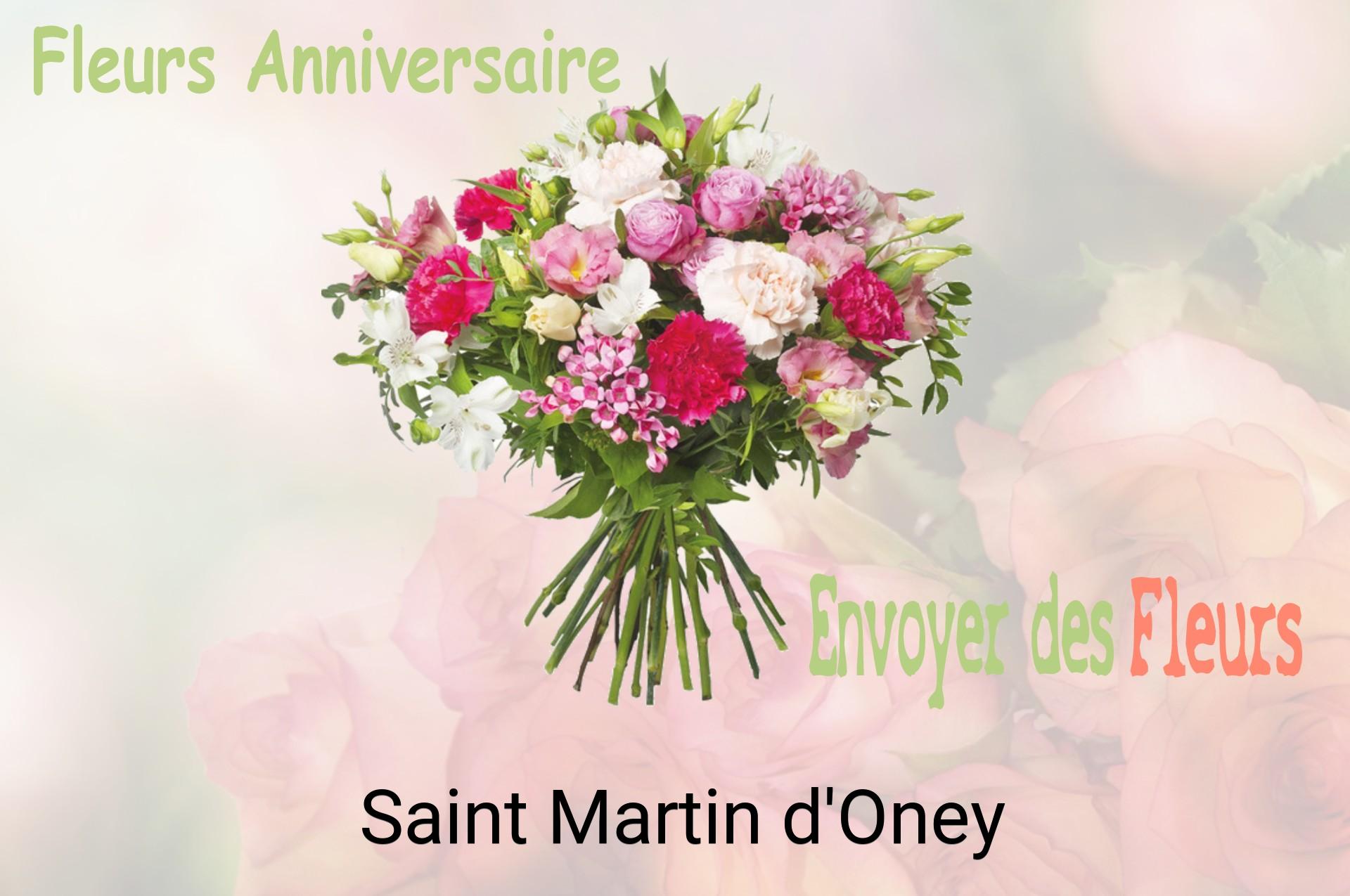 Bouquet de fleurs d’anniversaire livré à Saint-Martin-d'Oney