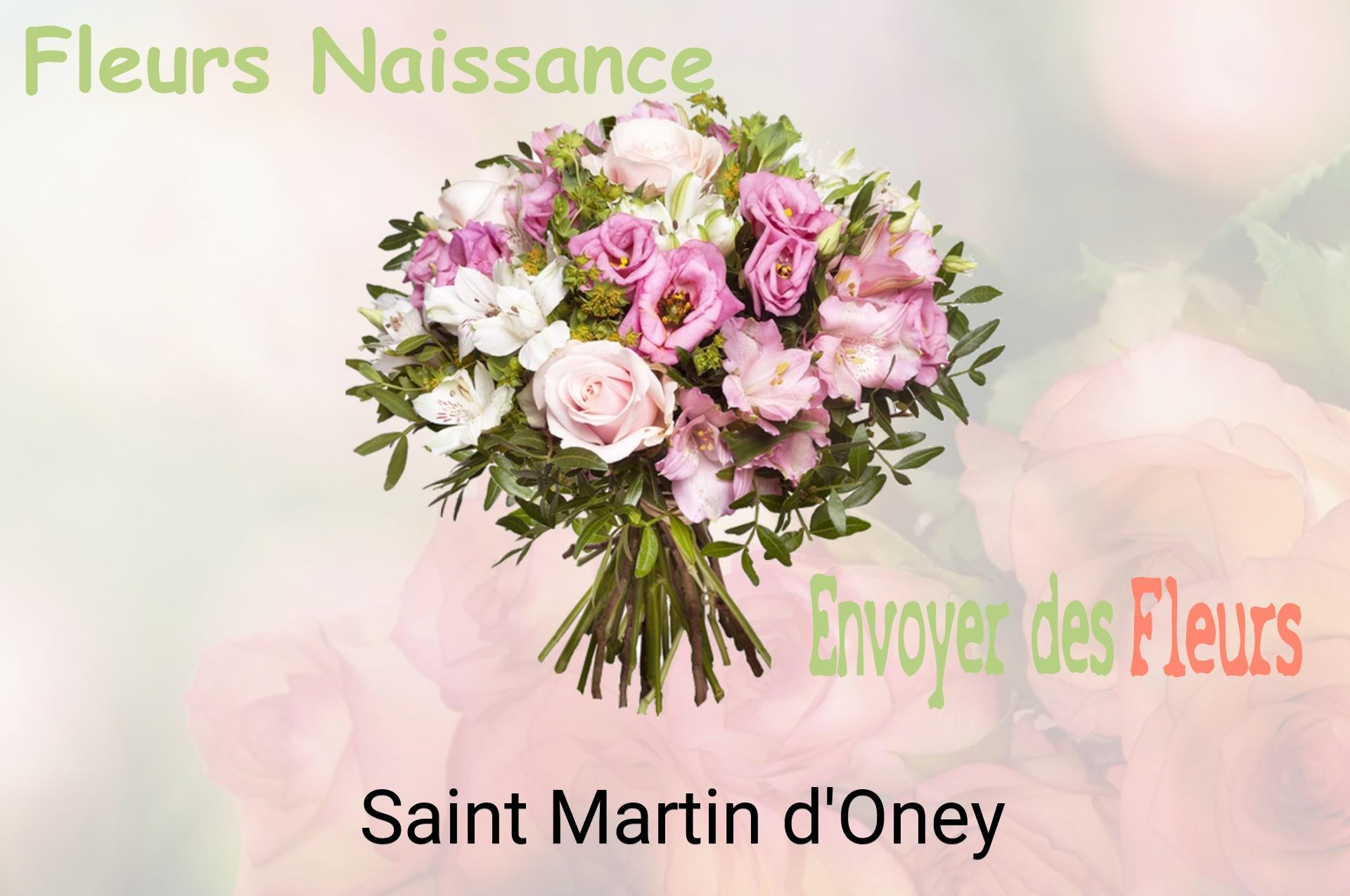 Bouquet de fleurs de naissance livré à Saint-Martin-d'Oney